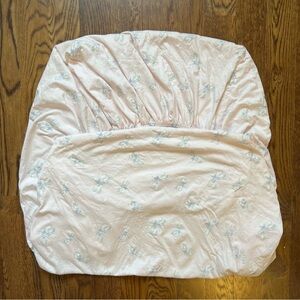 Burt’s Bees 100 Percent Organic Fitted Crib Sheet with Dragonfly Pattern